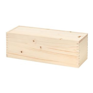 Cassetta di legno per una bottiglia