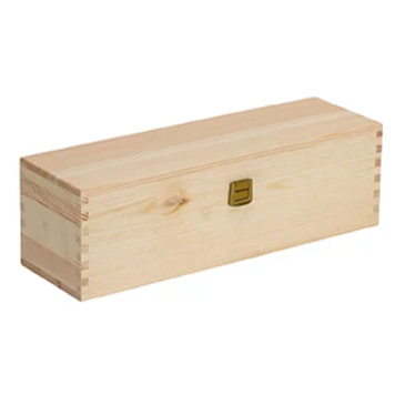 Cassetta di legno per una bottiglia