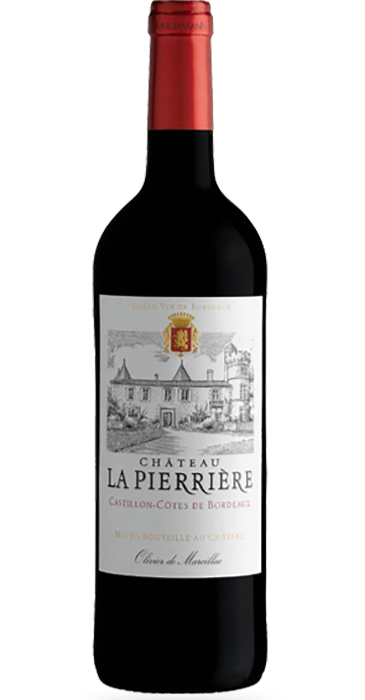 Château La Pierrière Castillon-Cötes de Bordeaux 2017 Côtes de Bordeaux AOC