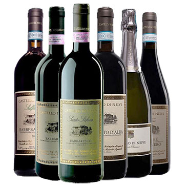 Collezione vini piemontesi